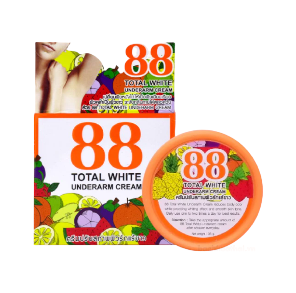 ボディクリーム 888 Total white underarm cream 4BOX 888 Total White Underarm Cream 35g - Reduces Body Odor and